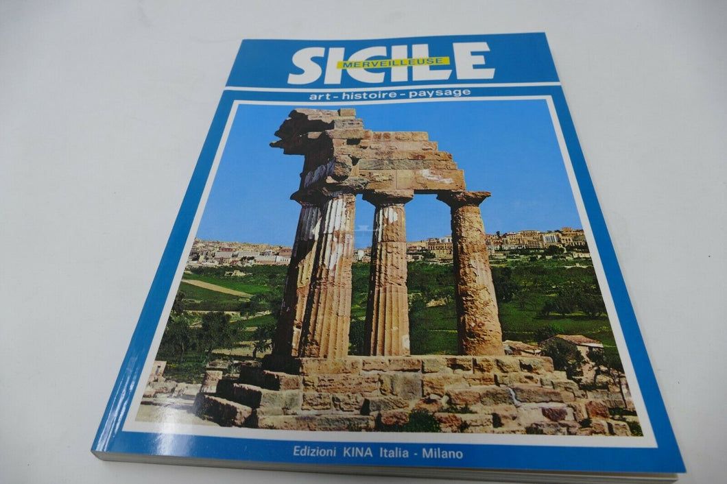 10 Libri di Sicilia Meravigliosa in Francese : Sicile Merveilleuse Art-Histoire-Paysage