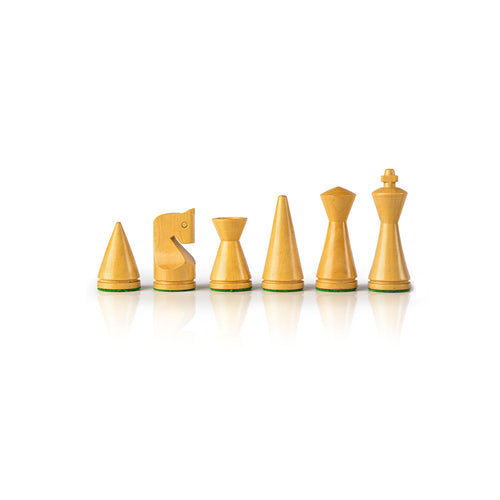 Pezzi di scacchi stile moderno in legno  Altezza del Re 7,6cm