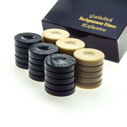 Pedine da Backgammon in Galalite diametro 36mm