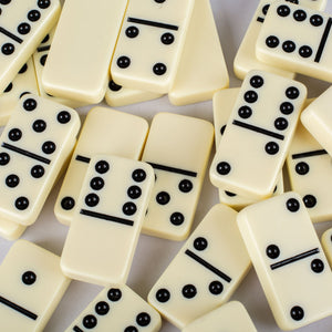 Set di domino in cofanetto noce