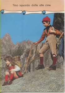 Cartolina Bambini "Alpini" con frasi da montagna (10) Marzari Schio Anni '70/80