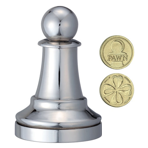 Rompicapo Pedone bianco degli Scacchi - Hanayama - Livello 1 - Cast Puzzle Chess Pawn*