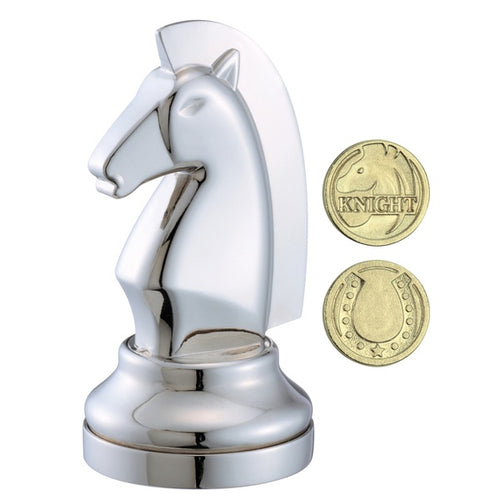 Rompicapo Cavallo Bianco degli Scacchi Hanayama - Livello 2 - Cast Puzzle Chess Knight**
