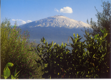 Carica l&#39;immagine nel visualizzatore di Gallery, Cartolina Etna Panorama [55261/C] Kina Italia