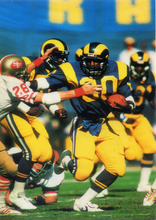 Carica l&#39;immagine nel visualizzatore di Gallery, Cartolina Italcards (9810227) - Football Americano NFL Los Angeles Rams vs San Francisco 49ers