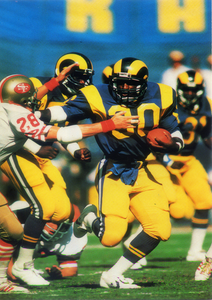 Cartolina Italcards (9810227) - Football Americano NFL Los Angeles Rams vs San Francisco 49ers