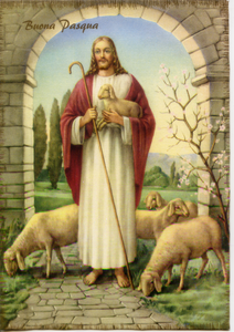Cartolina Buona Pasqua Saemec S/272[5] - Tema Sacro