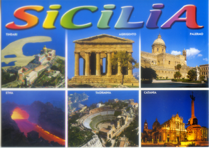 Cartolina Sicilia (1010) - Officina Grafica Bolognese