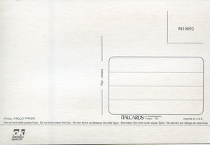 Cartolina Gabbiano al Tramonto - Italcards Bologna (9810092)