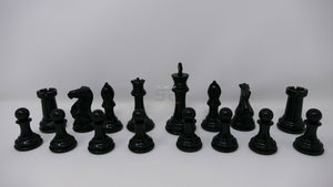 Pezzi scacchi in plastica triplo piombo (re 102 mm)