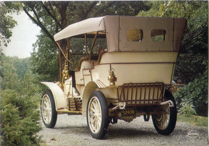 Cartolina Postcard Auto Packard 1908 Type: 30 (2/2097/N) Garami Milano