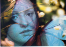 Carica l&#39;immagine nel visualizzatore di Gallery, Cartolina Fantasia Italcards (S/174) Viso di ragazza e farfalla Foto di Paolo Prada