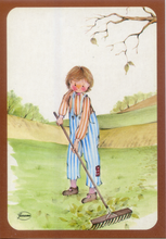 Carica l&#39;immagine nel visualizzatore di Gallery, Cartolina Postcard Illustrazione Bambini in Campagna (1422/B) Garami Milano