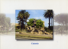 Carica l&#39;immagine nel visualizzatore di Gallery, Cartolina Catania Fontana di Proserpina [55384/F] Kina Italia