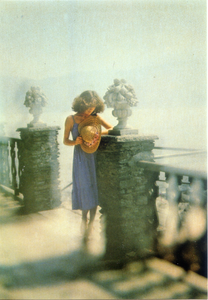 Cartolina Postcard Donna in Terrazzo 2/1246/A - Garami Milano - Anni '80
