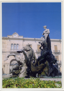 Cartolina Siracusa Fontana di Artemide (126) Photo Ray RSM
