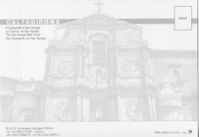 Carica l&#39;immagine nel visualizzatore di Gallery, Cartolina Caltagirone -Il Campanile di San Giorgio (54648) Kina Italia Milano