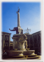Carica l&#39;immagine nel visualizzatore di Gallery, Cartolina Catania Fontana dell&#39;Elefante (48917/C) Kina Italia