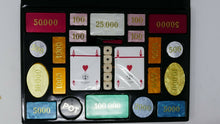 Carica l&#39;immagine nel visualizzatore di Gallery, Scatola Poker Set Italcards - gettoni madreperlati, dadi poker e carte da poker