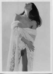 Cartolina Fantasia Italcards B/N (9810281) - Nudo di Donna con velo