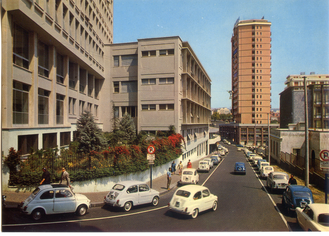 Cartolina Catania Via Beato Bernardo - P. Marzari S.r.l. Schio Anni '60