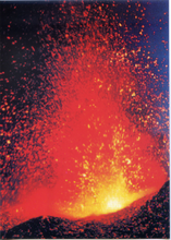 Carica l&#39;immagine nel visualizzatore di Gallery, Cartolina Etna in Eruzione [24562] GMC