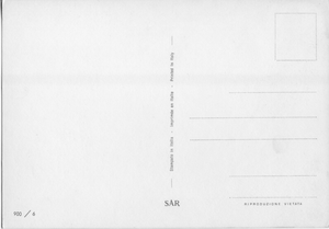Cartolina Ragazza in costume da bagno su sdraio (900/6) SAR Anni'60