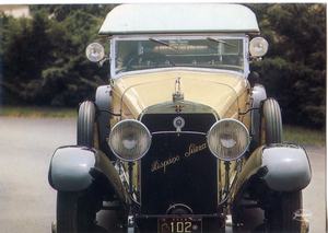 Cartolina Auto d'Epoca  Hispano Suiza 1925 Type H 6 B (2/2098/C) Garami Milano