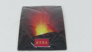 Cartolina in resina Etna in eruzione