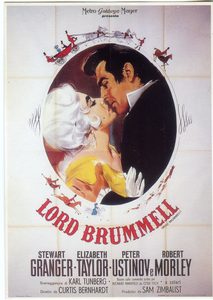 Cartolina Silvano Campeggi-Manifesto per il Film: Lord Brummell