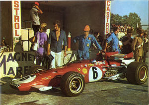 Cartolina Ferrari 312 B - Formula 1 (S/688) Edizioni Saemec