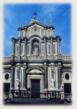 Carica l&#39;immagine nel visualizzatore di Gallery, Cartolina Catania Cattedrale di giorno (48913/C) Kina Italia