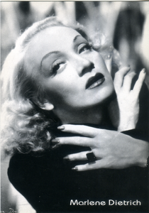 Cartolina Marlene Dietrich - Garami Milano