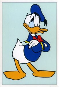 Cartolina Walt Disney Paperino 12 x 17