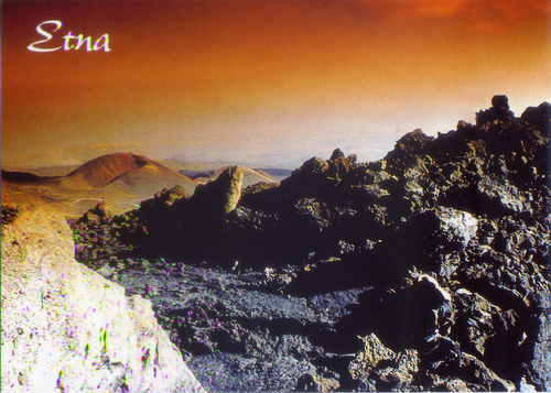 Cartolina Etna Paesaggio [25371] GMC