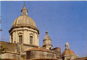 Cartolina Catania La Cupola della Cattedrale [26439] Kina Italia