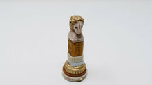 Carica l&#39;immagine nel visualizzatore di Gallery, Set Scacchi Egitto con pezzi in polvere di marmo e scacchiera in legno