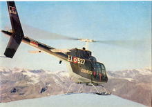 Carica l&#39;immagine nel visualizzatore di Gallery, Cartolina Elicottero Leggero Agusta Bell 206 B-1 (2/850/F) Garami Milano