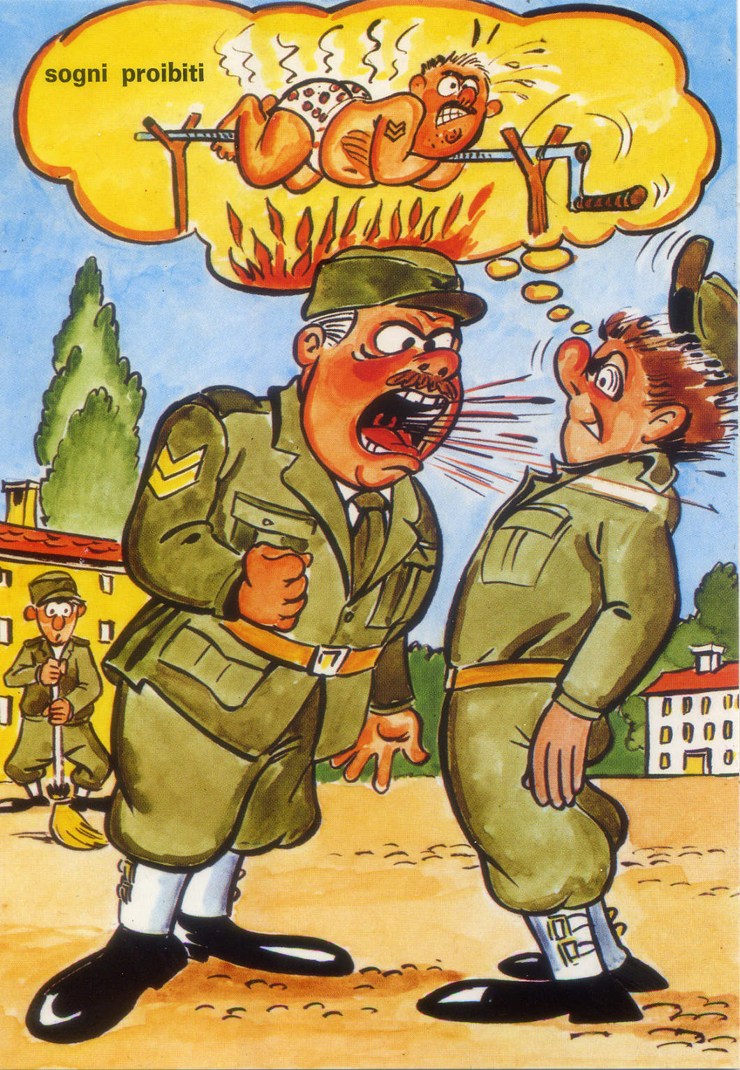 Cartolina Militare Umoristica 