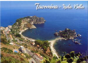 Cartolina Taormina - Isola Bella (25376) -  Grafiche Milan Cards