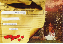 Carica l&#39;immagine nel visualizzatore di Gallery, Cartolina Telegramma Amoroso (F/630) Kina Italia (7)