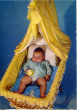 Carica l&#39;immagine nel visualizzatore di Gallery, Cartolina Bimbo in Culla Postcard Baby Cecami 808 (4)