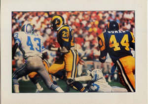 Cartolina  Italcards FTC (581) Football Americano Los Angeles Rams vs Dallas Cowboys