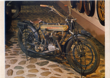 Carica l&#39;immagine nel visualizzatore di Gallery, Cartolina Motocicletta Gran Turismo Della Ferrera 1921 MST 16/48 Garami Milano