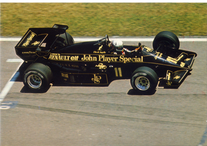 Cartolina Auto Formula 1-Lotus n°11-Elio De Angelis (F/637) Kina Italia Anni '80