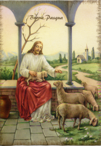 Cartolina Buona Pasqua Saemec S/272[3] - Tema Sacro
