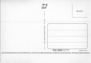 Cartolina Italcards (9810225) Football Americano New York Giants vs Los Angeles Rams
