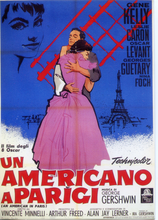 Carica l&#39;immagine nel visualizzatore di Gallery, Cartolina Silvano Campeggi-Manifesto per il Film: Un Americano a Parigi