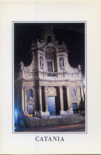 Carica l&#39;immagine nel visualizzatore di Gallery, Cartolina Catania Chiesa della Collegiata(0106)Labcolor-Studio Graphicus-CT