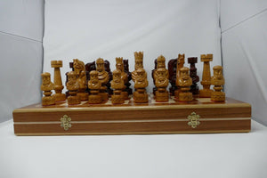 Stupendo ed Esclusivo Set di Scacchi in legno pregiato Art.103F